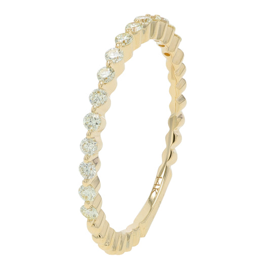 14K YG .35 CT Diamond Band