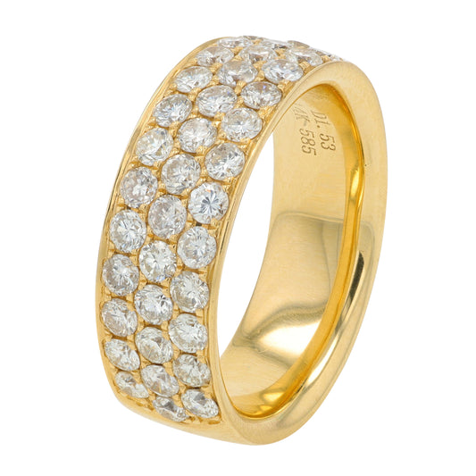 14K YG 1.53 CT Diamond Band