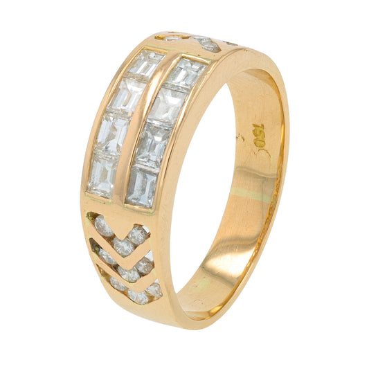 18K YG 1.10 CT Diamond Band
