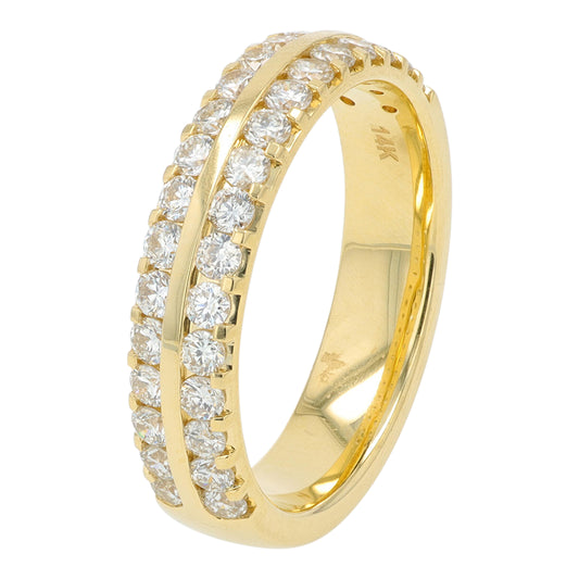 14K YG 1 CTW Diamond Band