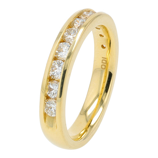 14K 1 CT Diamond Channel Set Band<p><strong>More Colors Available</p></strong>