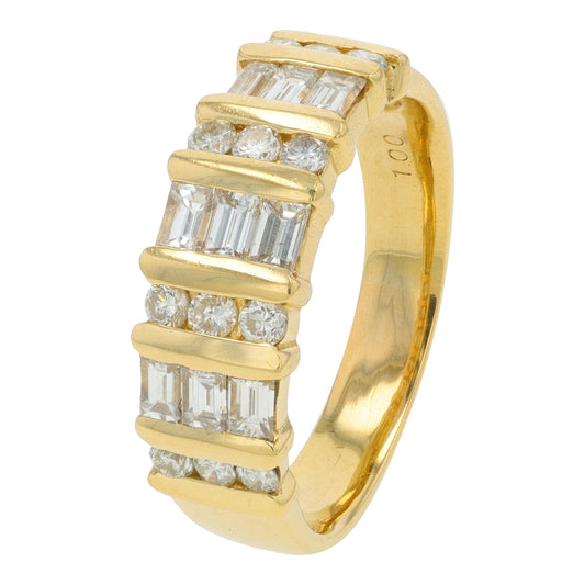 18K YG 1.00 CTW Diamond Band