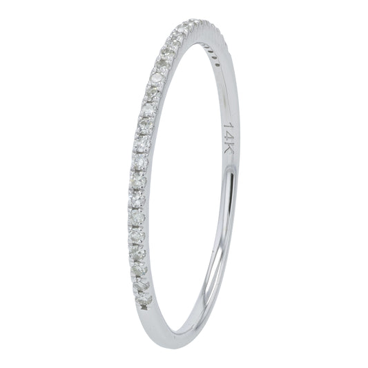 14K .10 CTW Diamond Stackable Band<p><strong>More Colors Available</p></strong>