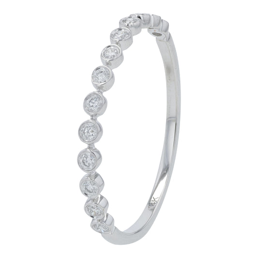 14K .13 CTW Diamond Stackable Band<p><strong>More Colors Available</p></strong>