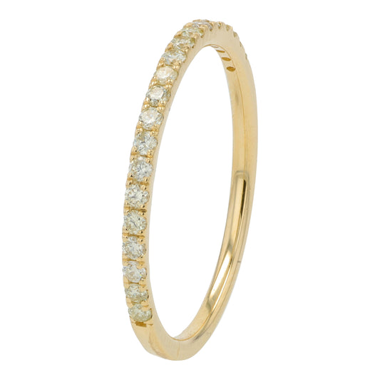 14K .27 CTW Diamond Stackable Band<p><strong>More Colors Available</p></strong>