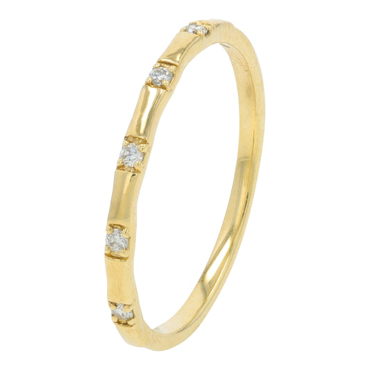 10K YG 0.055 CTW Diamond Band