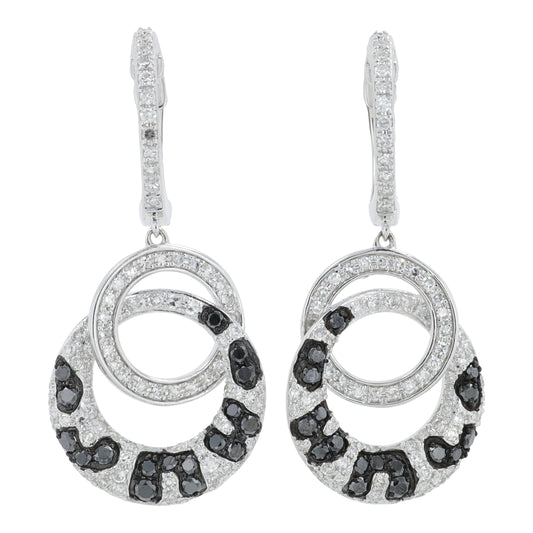 14K WG EFFY 1.11 CTW Diamond Earrings