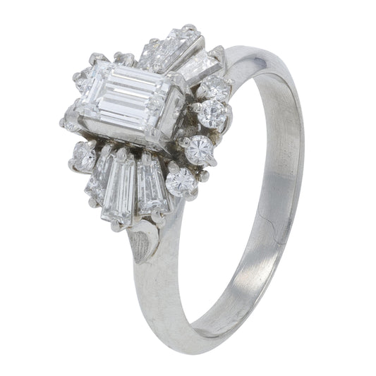 PT900 1.03 CTW Diamond Ring