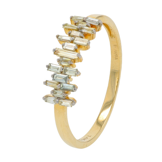 14K YG .38 CT Diamond Ring