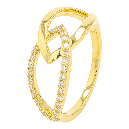 14K YG .25 CT Diamond Ring