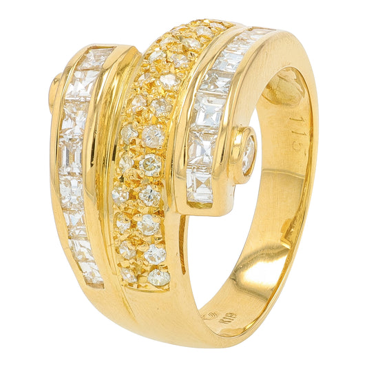 18K YG 1.15 CTW Diamond Ring