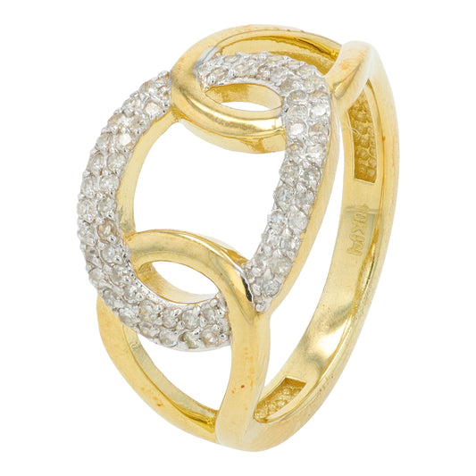 10K YG 0.30 CTW Diamond Ring
