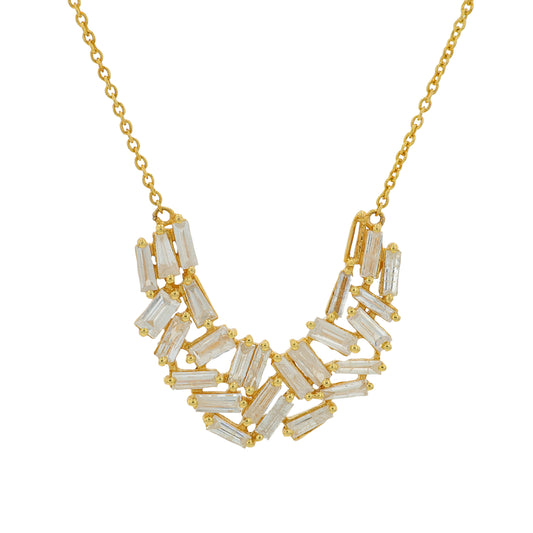 14K YG 1.10 CT Diamond Necklace