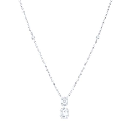 14K WG EFFY .58 CTW Diamond Necklace