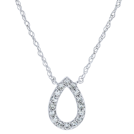 14K .10 CT Diamond Necklace<p><strong>More Colors Available</p></strong>