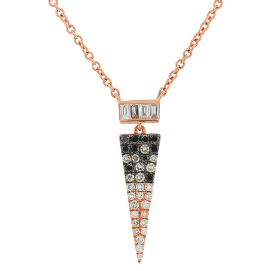 14K RG EFFY .23 CT Diamond Necklace