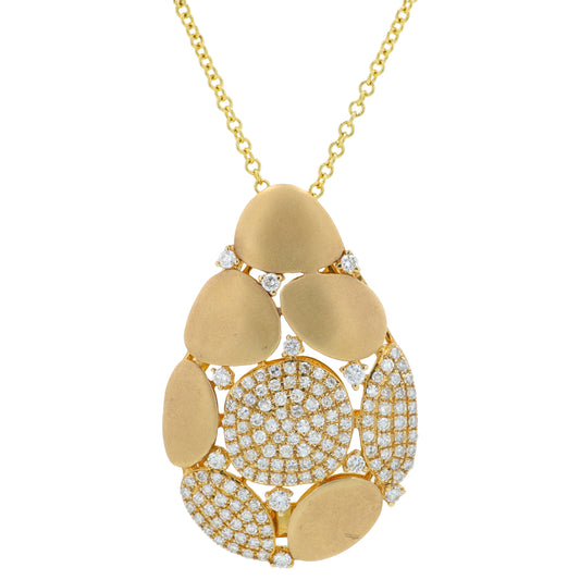 14K YG EFFY .50 CTW Diamond Pendant