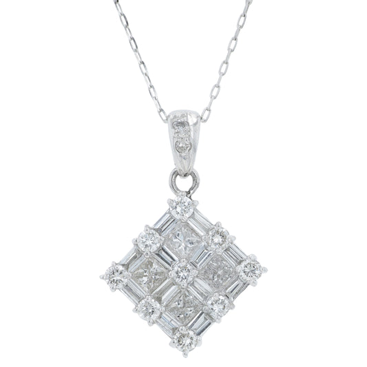 PT900 1.05 CTW Diamond Pendant