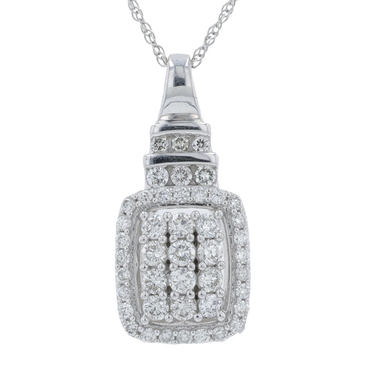 10K WG .50 CT Diamond Necklace