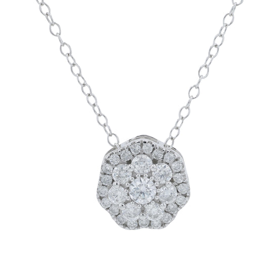 10K WG .50 CT Diamond Necklace