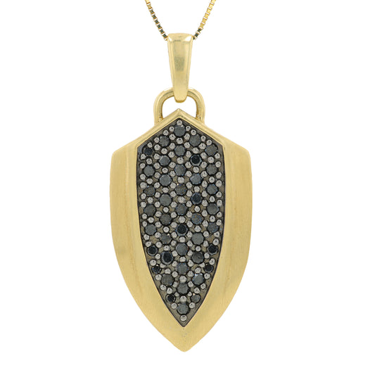 10K YG .80 CT Diamond Pendant