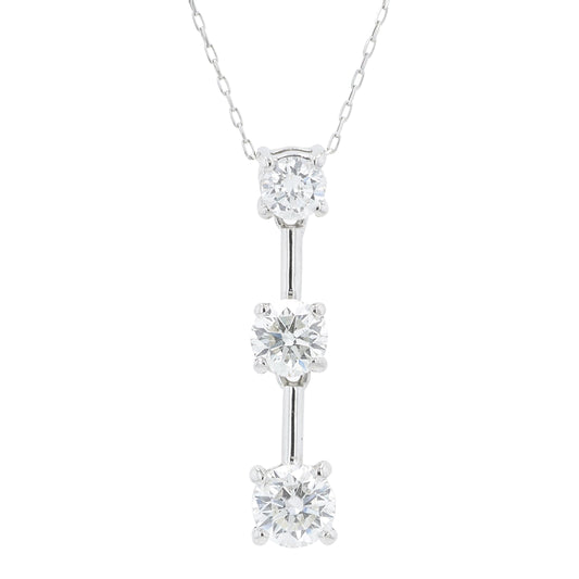 PT900 1 CTW Diamond Pendant