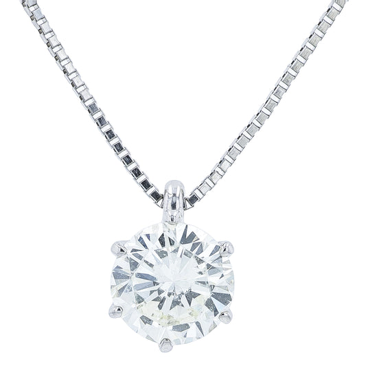 PT850/900 1.05 CTW Diamond Solitaire Pendant