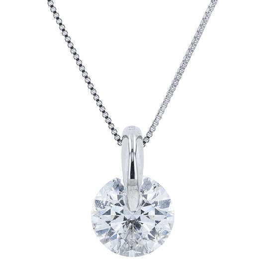 PT850/900 1.036 CTW Diamond Solitaire Pendant