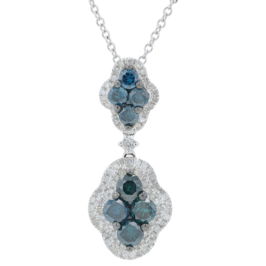 14K WG EFFY 1.28 CTW Diamond Pendant