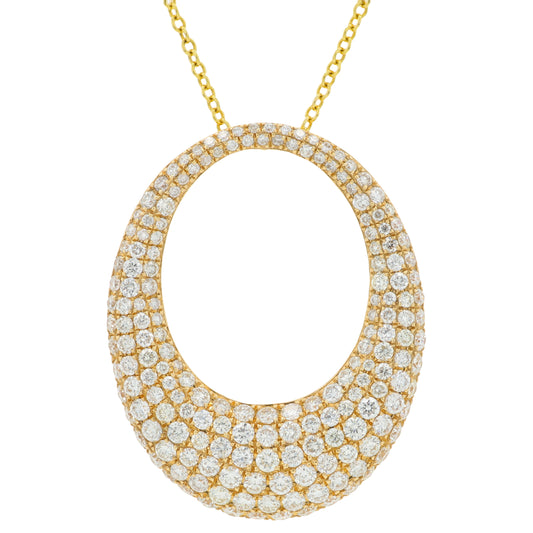 14K YG EFFY 1.99 CTW Diamond Pendant
