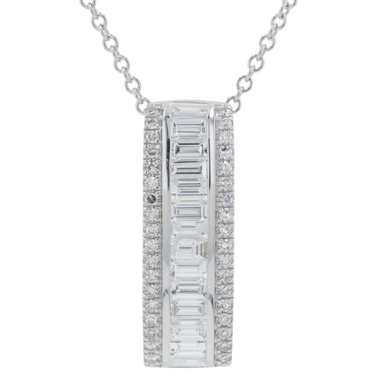 14K WG EFFY .62 CTW Diamond Pendant