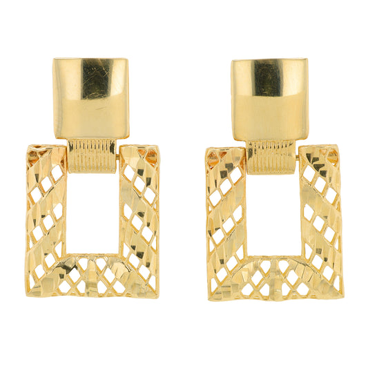 14K YG Earrings
