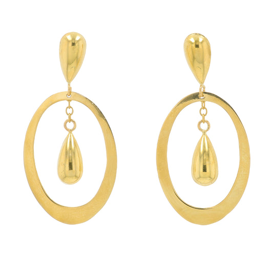 14K YG Earrings