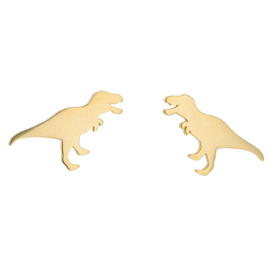 10K YG T-Rex Studs