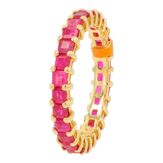 14K YG EFFY 2.82 CTW Ruby Eterinty Ring