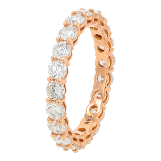18K RG 2.13 CTW Eternity Band