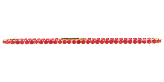 14K YG EFFY 2.58 CT Ruby Bracelet