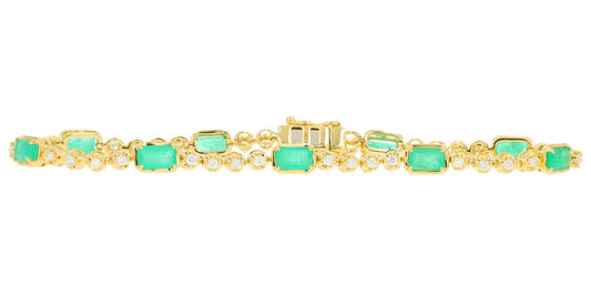 14K YG Gemstone Bracelet<p><strong>More Colors Available</p></strong>