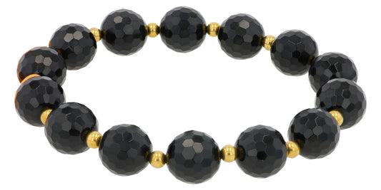 14K YG EFFY 95.20 CTW Onyx Bracelet