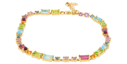 14K YG EFFY Multi Gemstone Bracelet