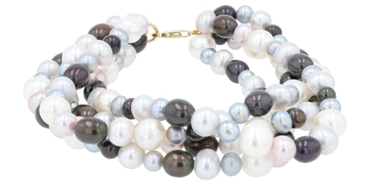 14K YG EFFY Freshwater Pearl Bracelet