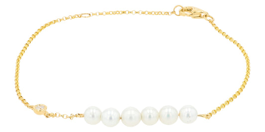 14K YG EFFY Freshwater Pearl Bracelet