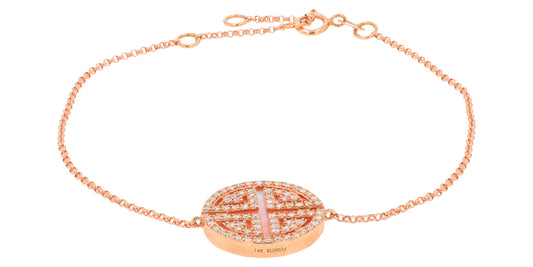 14K RG EFFY Mother of Pearl Bracelet