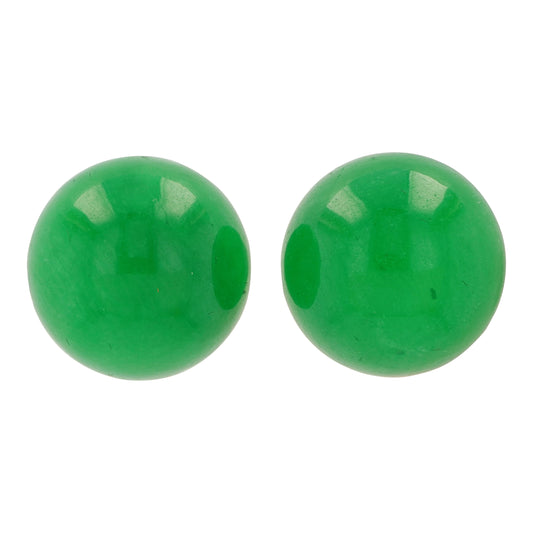 14K YG EFFY 18.70 CT Jade Studs