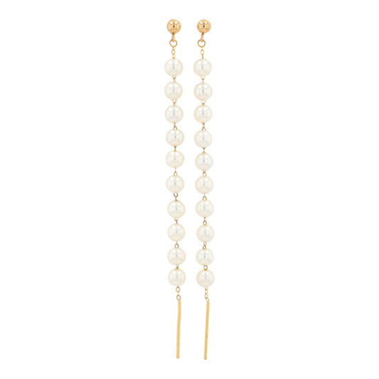 14K YG EFFY Freshwater Pearl Earrings