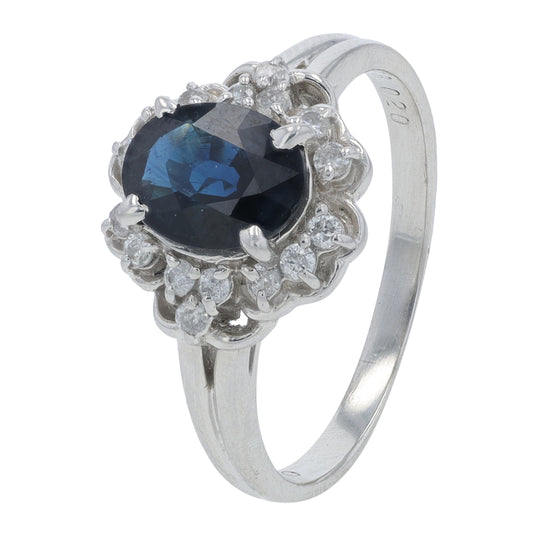 PT900 1.38 CTW Sapphire Ring