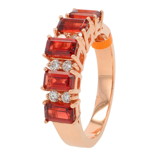 14K RG EFFY 2.15 CTW Garnet Ring
