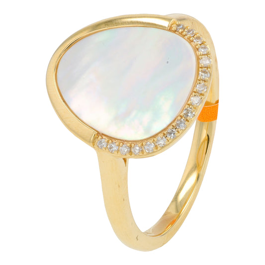 14K YG EFFY Mother of Pearl Ring