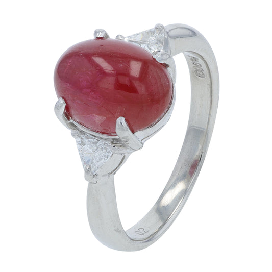 PT900 4.76 CT Ruby Ring