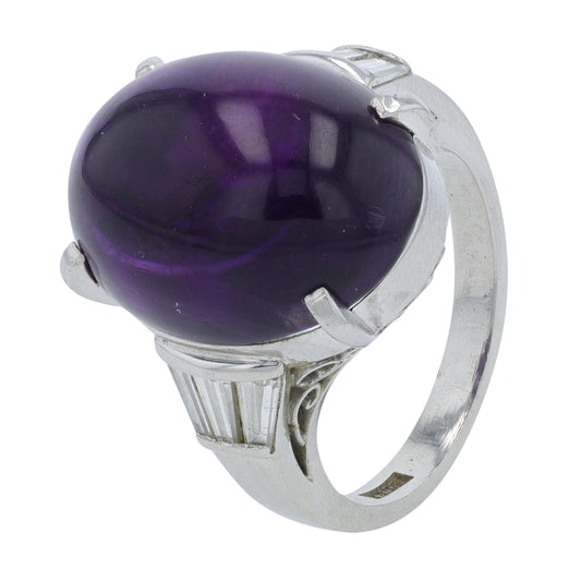 PT900 Amethyst Ring